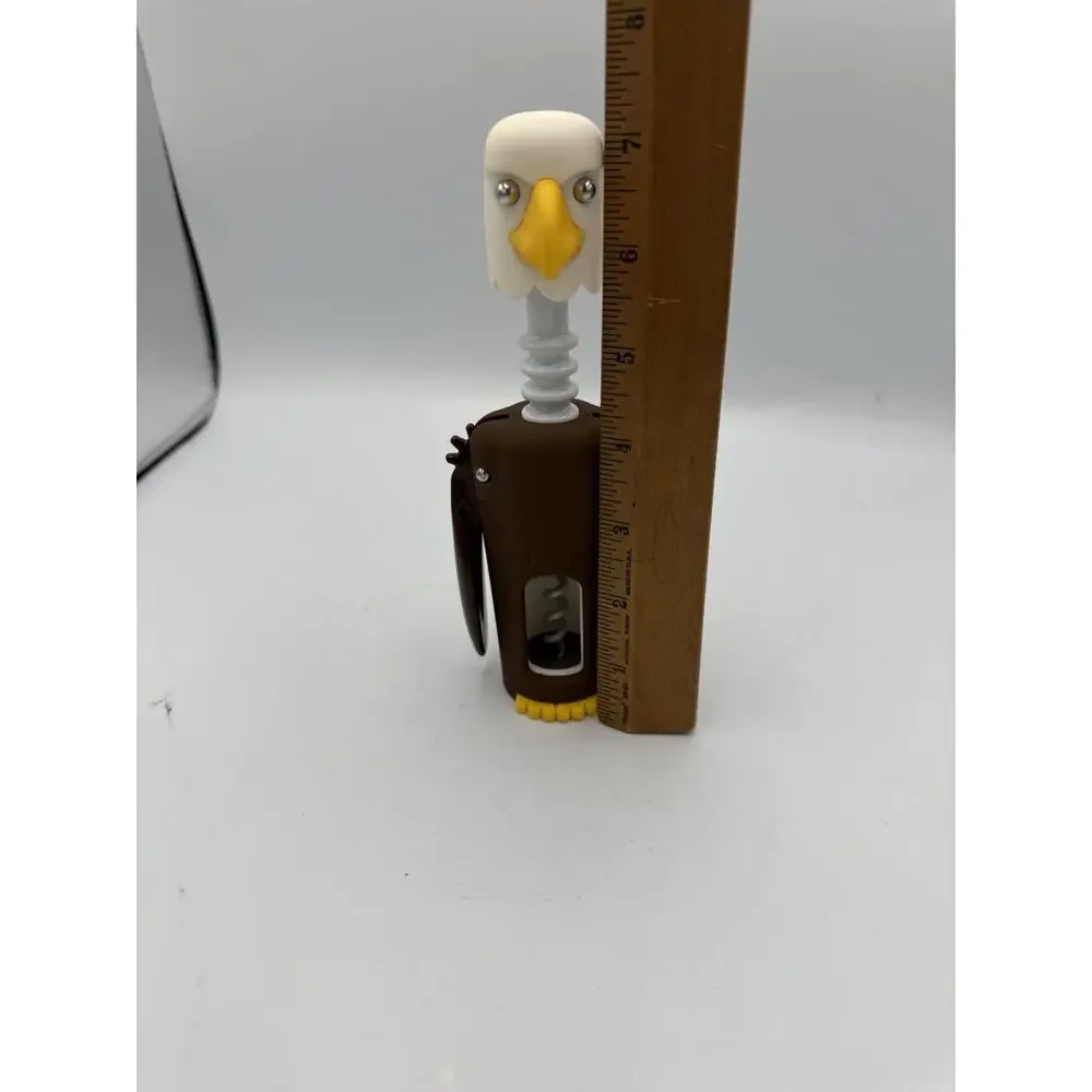 TrueZoo Bald Eagle Winged Corkscrew Wine Bottle Opener Barware